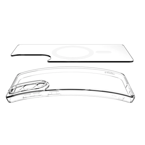 Etui Spigen Ultra Hybrid Mag MagSafe Samsung Galaxy S25 Edge Clear/white