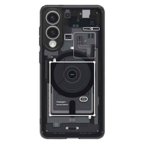 Etui Spigen Ultra Hybrid Mag MagSafe Samsung Galaxy S25 Edge Zero One Black