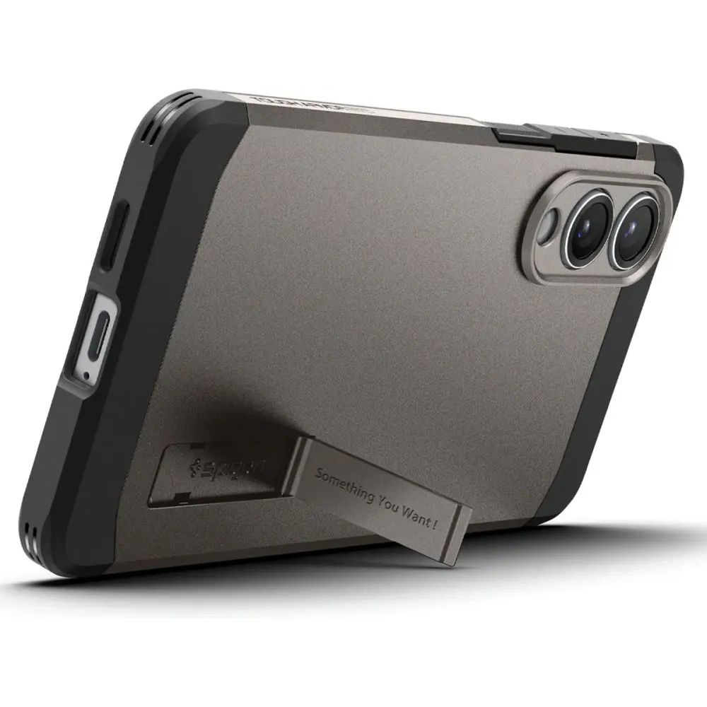 Wholesale Spigen Tough Armor MagSafe Samsung Galaxy S25 Edge Gunmetal - SPN16765 - {ean13} - Hurt