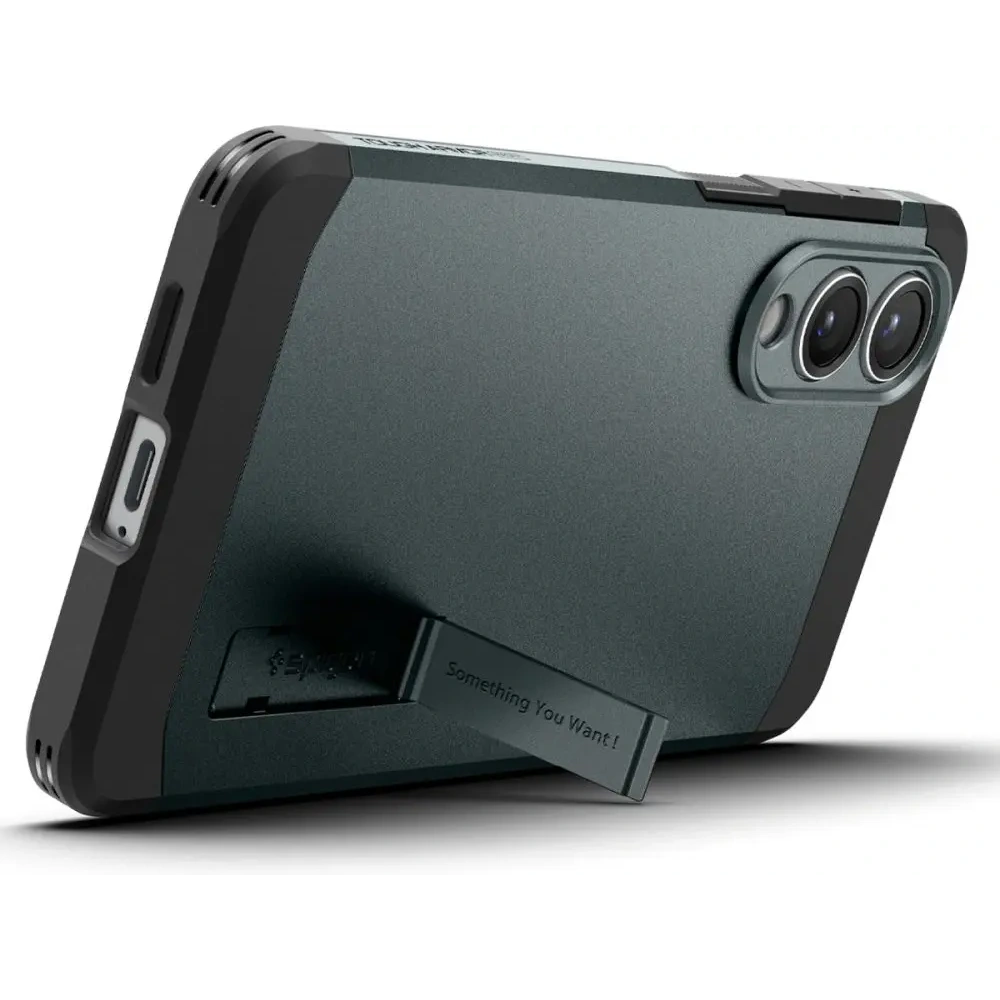 Wholesale Spigen Tough Armor MagSafe Samsung Galaxy S25 Edge Abyss Green - SPN16766 - {ean13} - Hurt