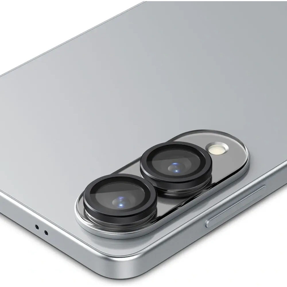 Wholesale Spigen Optik Pro Glas.tr ez Fit Camera Protector Samsung Galaxy S25 Edge Black [2 PACK] - SPN16771 - {ean13} - Hurt