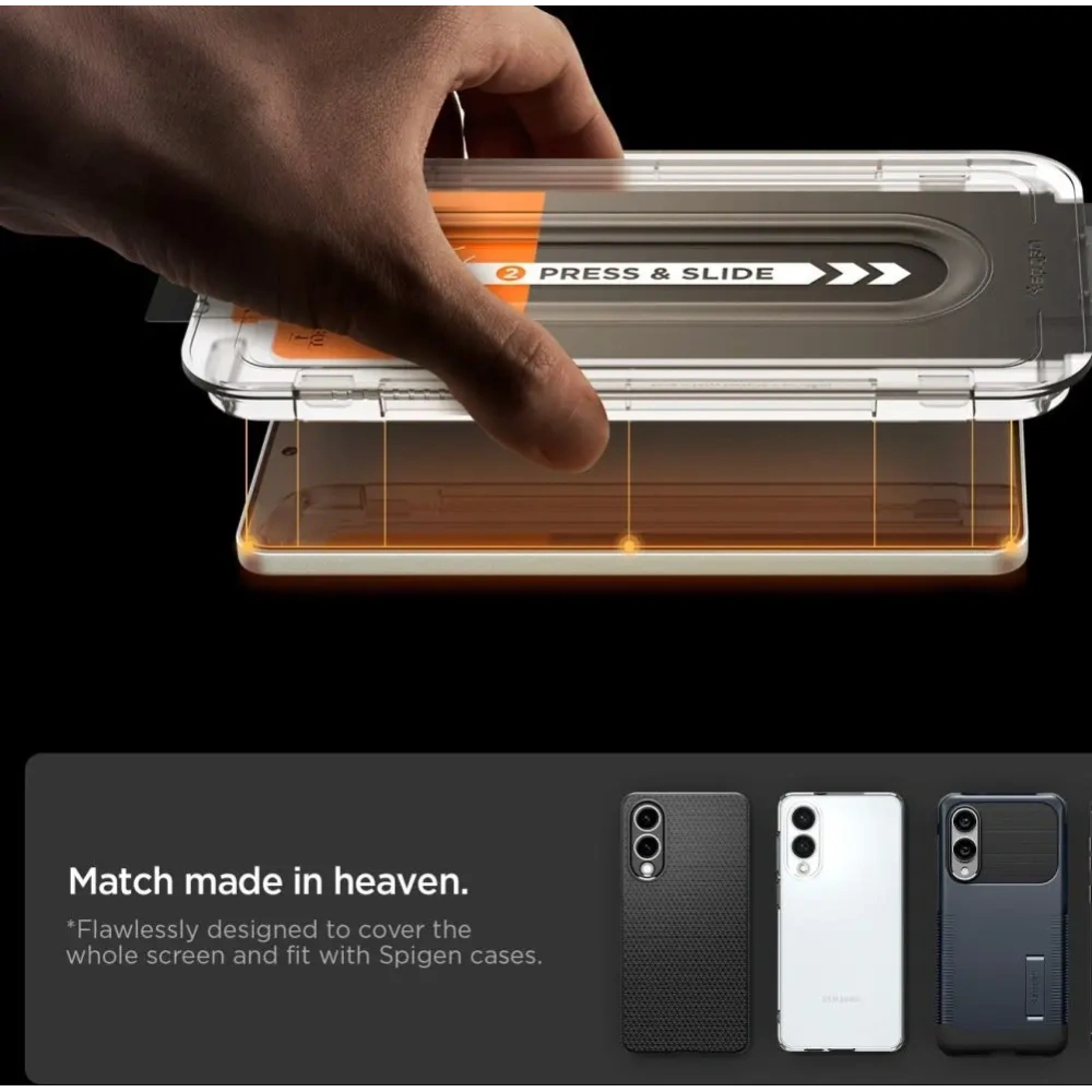 Wholesale Spigen GLAS.tR ez Fit Pro Samsung Galaxy S25 Edge Clear - SPN16770 - {ean13} - Hurt