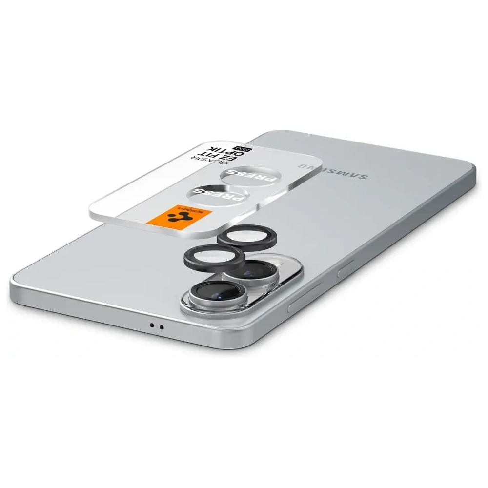 Hurtownia GSM - Spigen Optik Pro Glas.tr ez Fit Kamera Védő Samsung Galaxy S25 Edge Fekete [2 CSOMAG] - SPN16771 - {ean13} - Hurt
