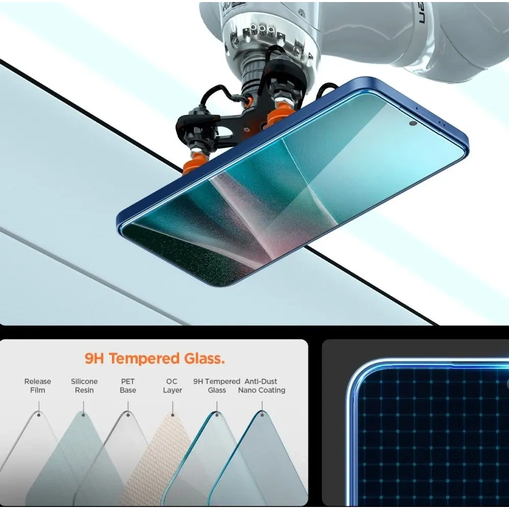 Wholesale Spigen GLAS.tR ez Fit Pro Samsung Galaxy S25 Edge Clear - SPN16770 - {ean13} - Hurt