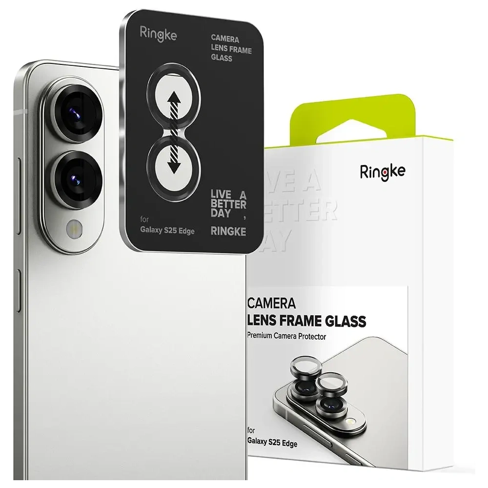 Wholesale Ringke Camera Frame Protector Samsung Galaxy S25 Edge Black - RGK11798 - {ean13} - Hurt