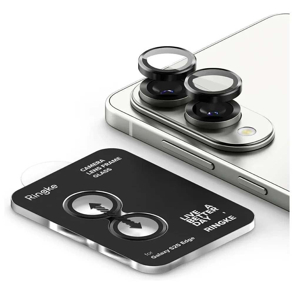 Wholesale Ringke Camera Frame Protector Samsung Galaxy S25 Edge Black - RGK11798 - {ean13} - Hurt