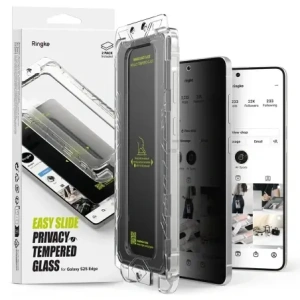 Wholesale Ringke Easy Slide Samsung Galaxy S25 Edge Privacy [2 PACK] - RGK11800 - {ean13} - Hurt