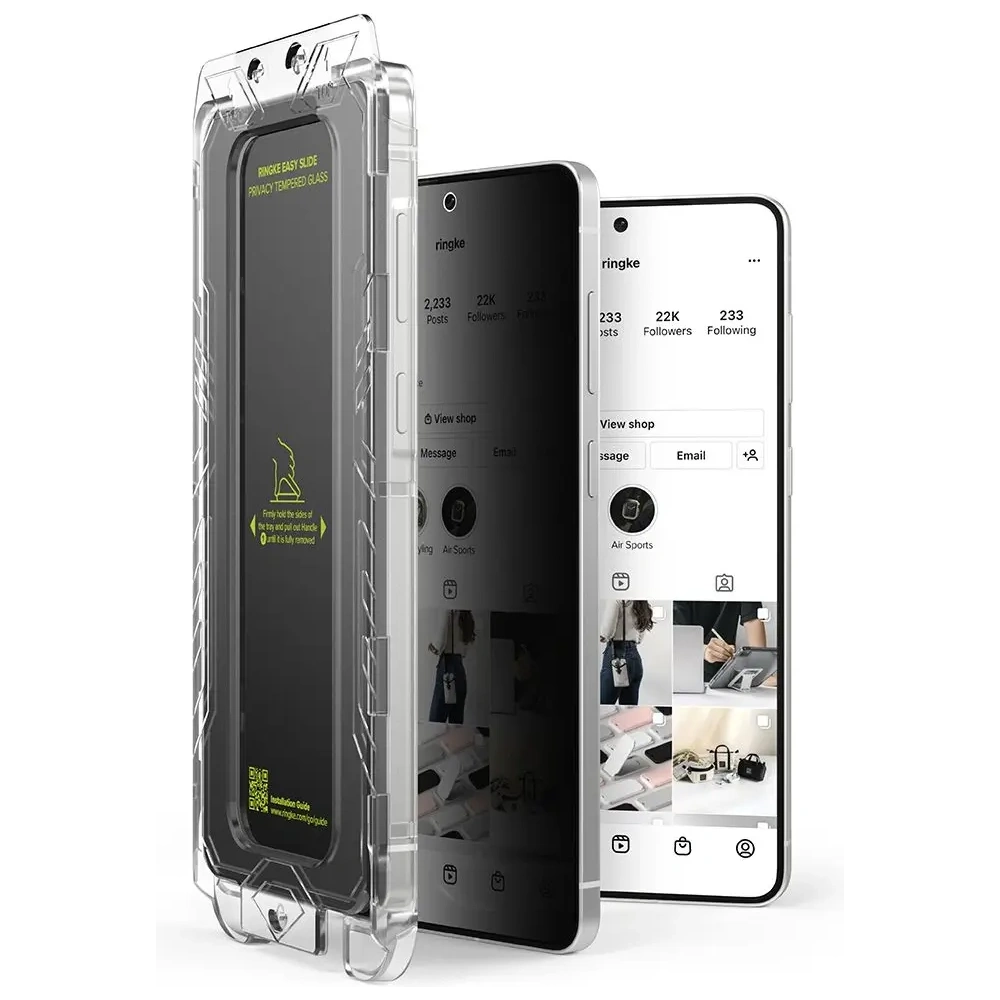 Wholesale Ringke Easy Slide Samsung Galaxy S25 Edge Privacy [2 PACK] - RGK11800 - {ean13} - Hurt