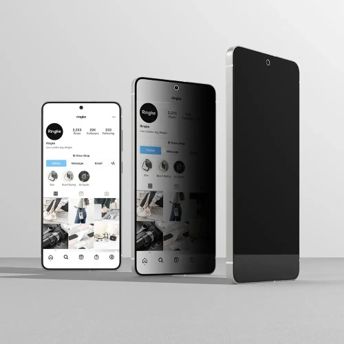 Szkło hartowane Ringke Easy Slide Samsung Galaxy S25 Edge Privacy [2 PACK]