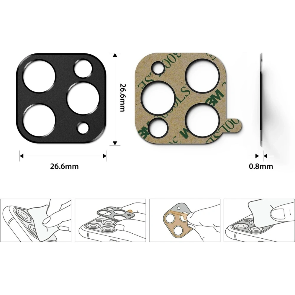 Hurtownia GSM - Nakládací Ringke Camera Styling Apple iPad Pro 11/12.9 Černá - RGK1193BLK - {ean13} - Hurt