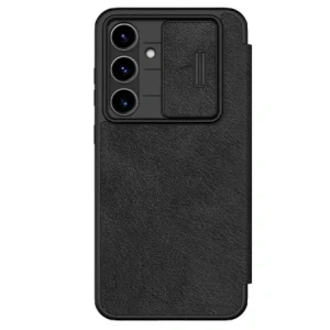 Hurtownia GSM - Nillkin Qin Pro bőrtok Samsung Galaxy S24 FE fekete - NLK1695 - {ean13} - Hurt