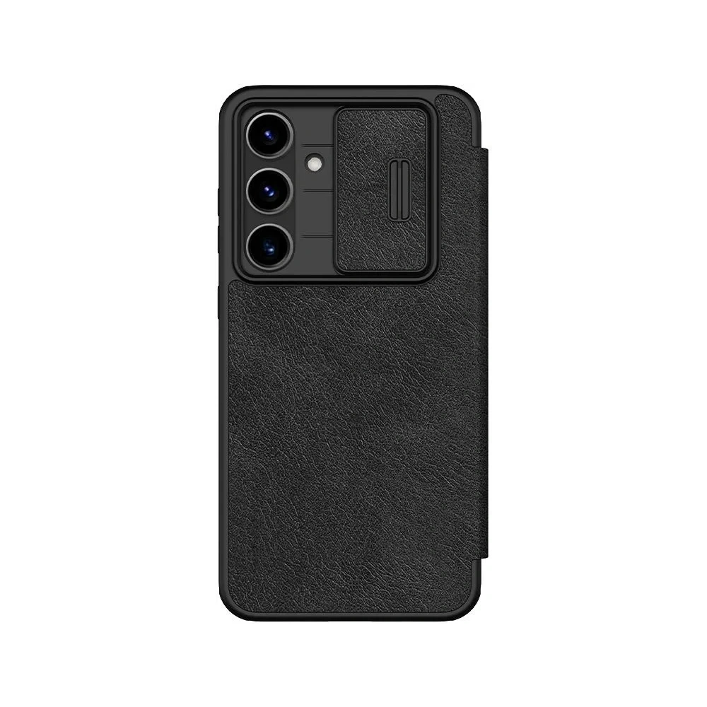 Hurtownia GSM - Nillkin Qin Pro kožené pouzdro Samsung Galaxy S24 FE černé - NLK1695 - {ean13} - Hurt