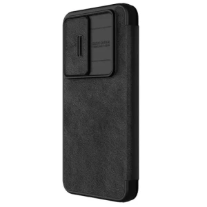 Hurtownia GSM - Nillkin Qin Pro bőrtok Samsung Galaxy S24 FE fekete - NLK1695 - {ean13} - Hurt