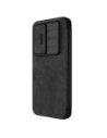 Hurtownia GSM - Husa din piele Nillkin Qin Pro pentru Samsung Galaxy S24 FE neagră - NLK1695 - {ean13} - Hurt