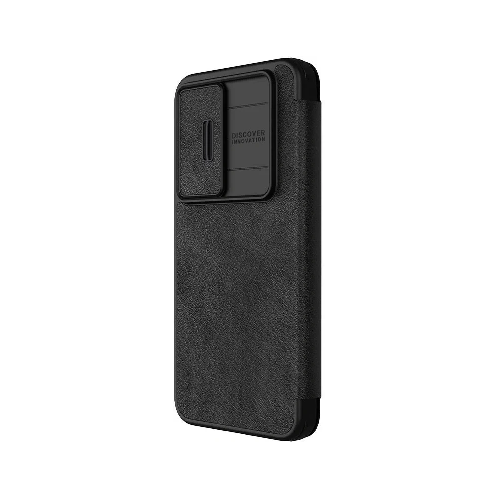 Hurtownia GSM - Nillkin Qin Pro kožené pouzdro Samsung Galaxy S24 FE černé - NLK1695 - {ean13} - Hurt