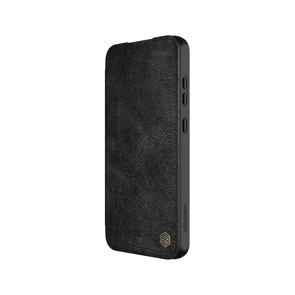 Hurtownia GSM - Husa din piele Nillkin Qin Pro pentru Samsung Galaxy S24 FE neagră - NLK1695 - {ean13} - Hurt