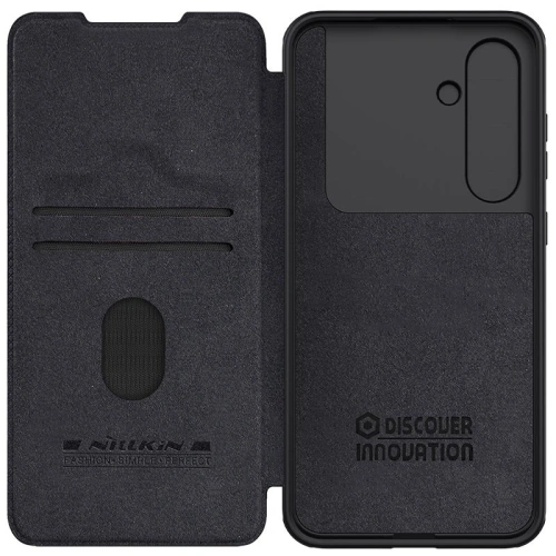 Etui Nillkin Qin Pro Leather Case Samsung Galaxy S24 FE czarny