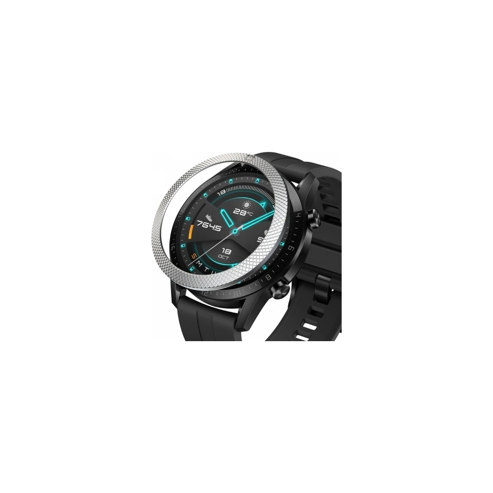 Hurtownia GSM - Náhradní kryt na tachymetr Ringke Bezel Styling Huawei Watch GT 2 46mm nerezová ocel stříbrná pruhovaná HW-GT2-46-42 - RGK1196SLV - {ean13} - Hurt