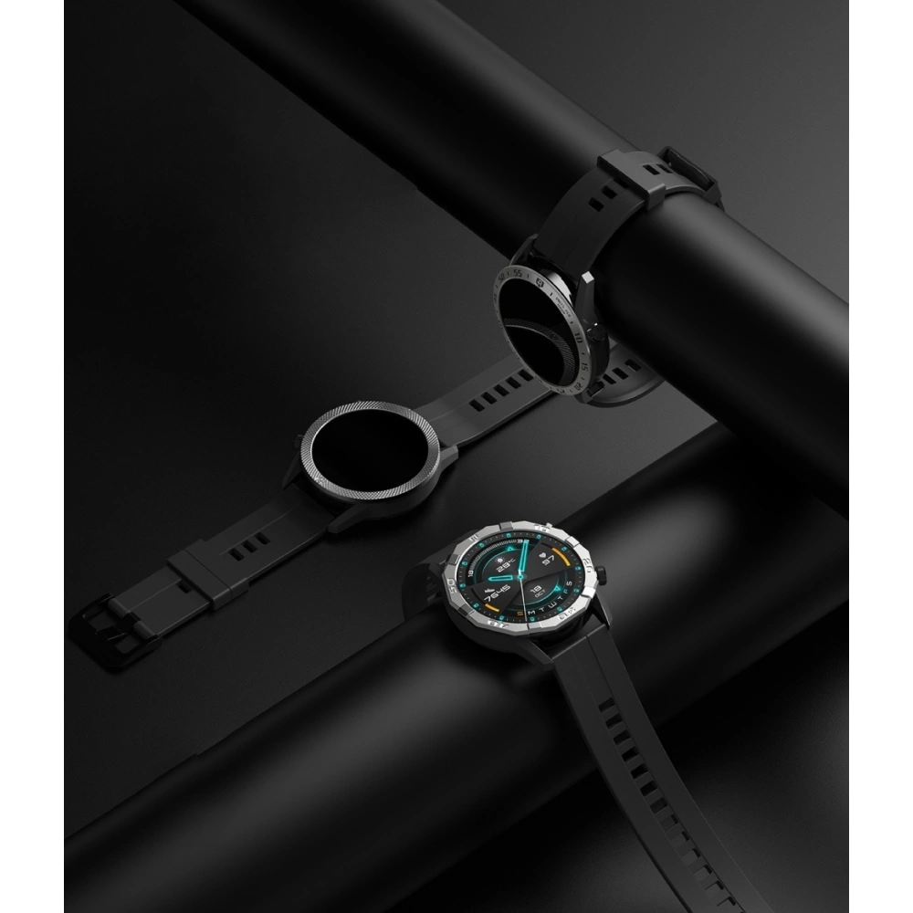 Hurtownia GSM - Nakládka na tachometr Ringke Bezel Styling Huawei Watch GT 2 46mm nerezová ocel stříbrná HW-GT2-46-01 - RGK1195SLV - {ean13} - Hurt