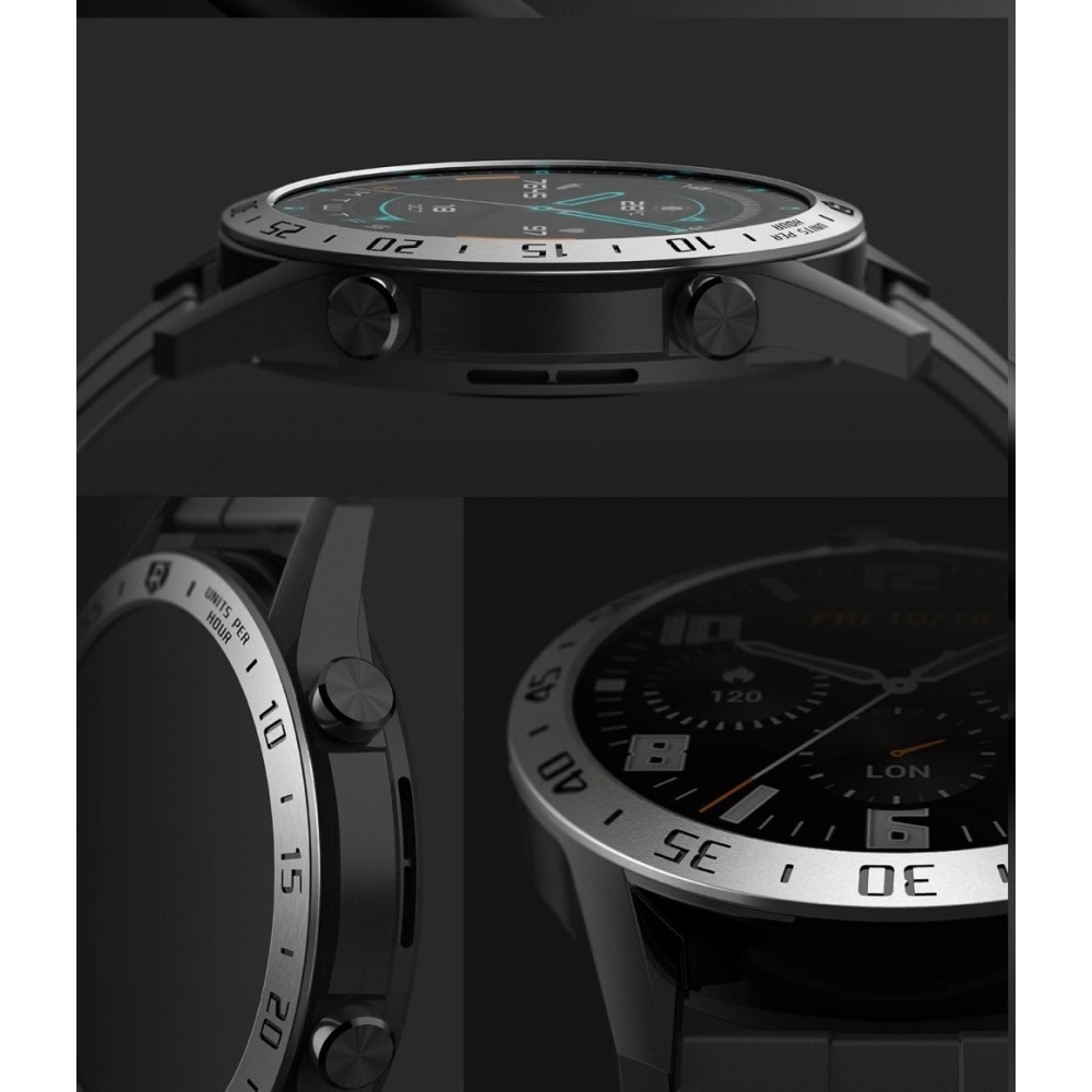 Hurtownia GSM - Nakładka na tachymetr Ringke Bezel Styling Huawei Watch GT 2 46mm stal nierdzewna srebrna HW-GT2-46-01 - RGK1195SLV - {ean13} - Hurt