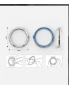 Wholesale Ringke Bezel Styling Huawei Watch GT 2 46mm Stainless Steel Silver HW-GT2-46-01 - RGK1195SLV - {ean13} - Hurt