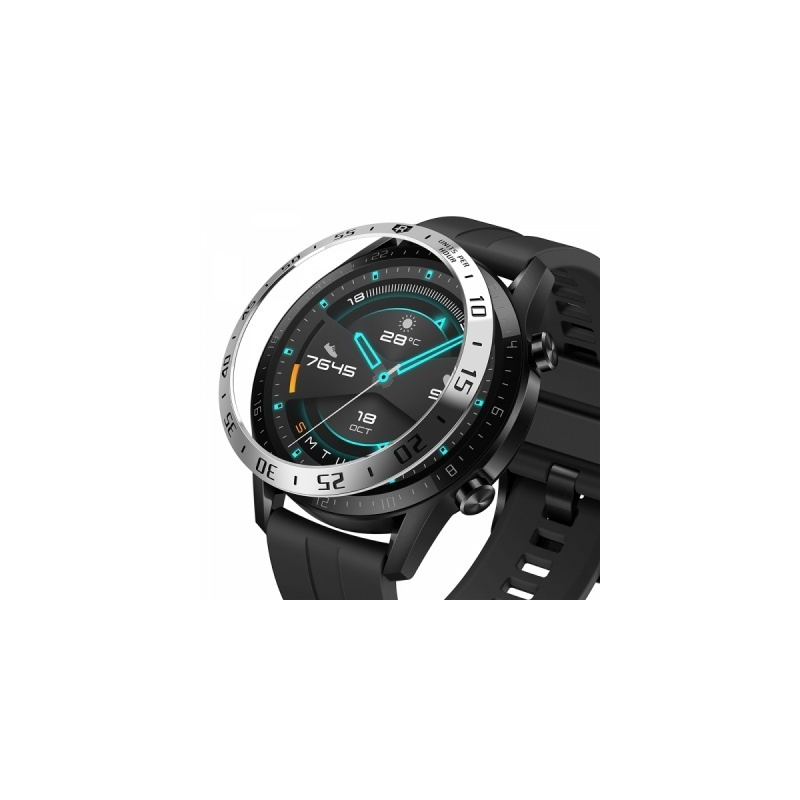 Ringke Distributor - 8809716075232 - RGK1195SLV - Ringke Bezel Styling Huawei Watch GT 2 46mm Stainless Steel Silver HW-GT2-46-01 - B2B homescreen
