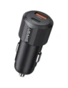 USAMS YT Serie CC283 60W Auto-Ladegerät 1xUSB-A 1xUSB-C schwarz