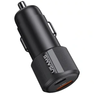 Hurtownia GSM - USAMS YT Series CC283 60W auto nabíječka 1xUSB-A 1xUSB-C černá - USA1254 - {ean13} - Hurt