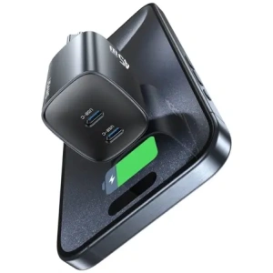 Hurtownia GSM - USAMS CC305 T66 45W GaN 2xUSB-C Nástěnná nabíječka ztráta lesku - USA1255 - {ean13} - Hurt