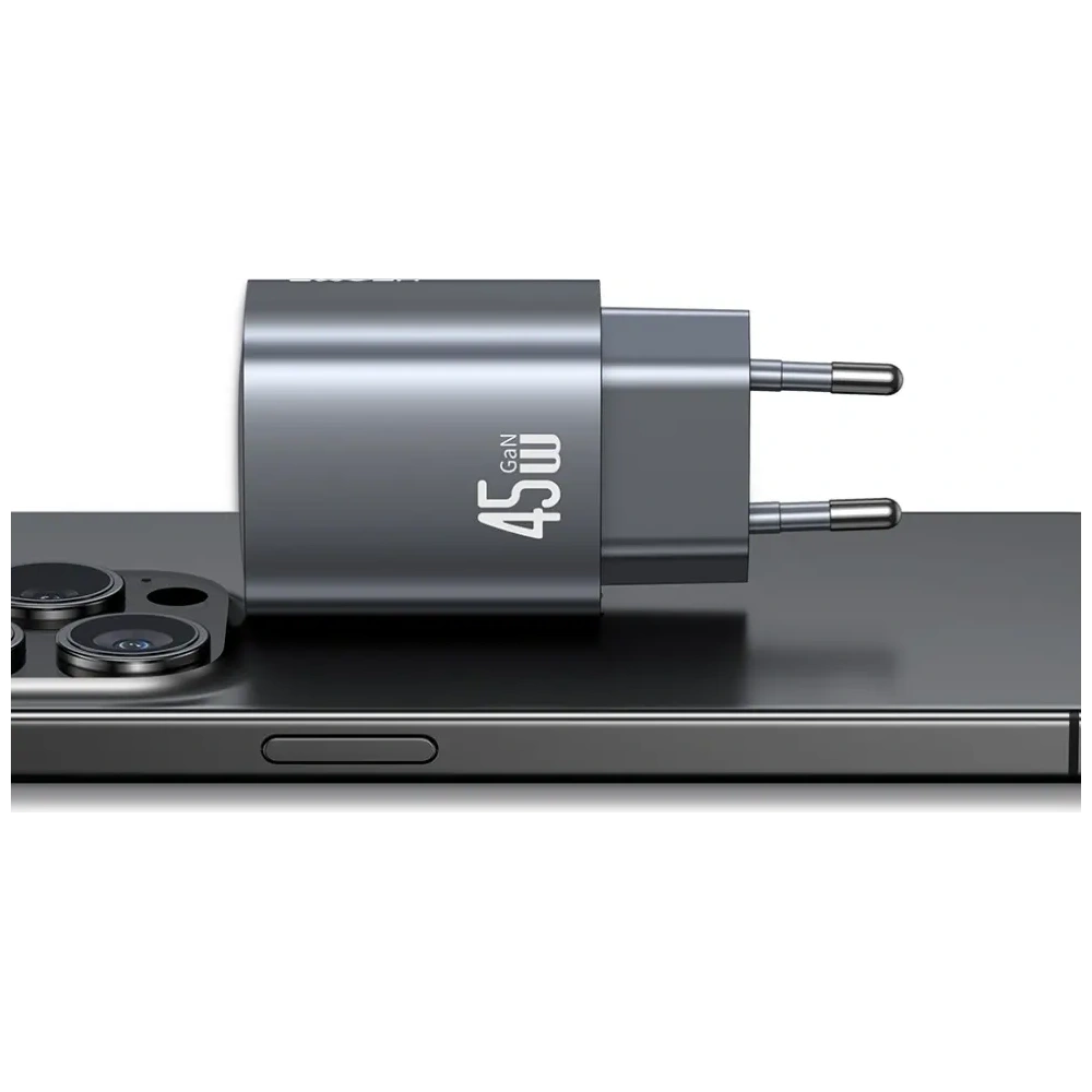 Hurtownia GSM - Ładowarka sieciowa USAMS CC305 T66 45W GaN 2xUSB-C tarnish - USA1255 - {ean13} - Hurt