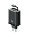 Hurtownia GSM - Ładowarka sieciowa USAMS Xiang Series CC296 30W USB-A, USB-C + kabel USB-C czarny - USA1257 - {ean13} - Hurt