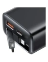 Hurtownia GSM - Ładowarka sieciowa USAMS Xiang Series CC296 30W USB-A, USB-C + kabel USB-C czarny - USA1257 - {ean13} - Hurt