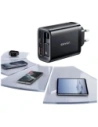 Hurtownia GSM - Ładowarka sieciowa USAMS Xiang Series CC296 30W USB-A, USB-C + kabel USB-C czarny - USA1257 - {ean13} - Hurt