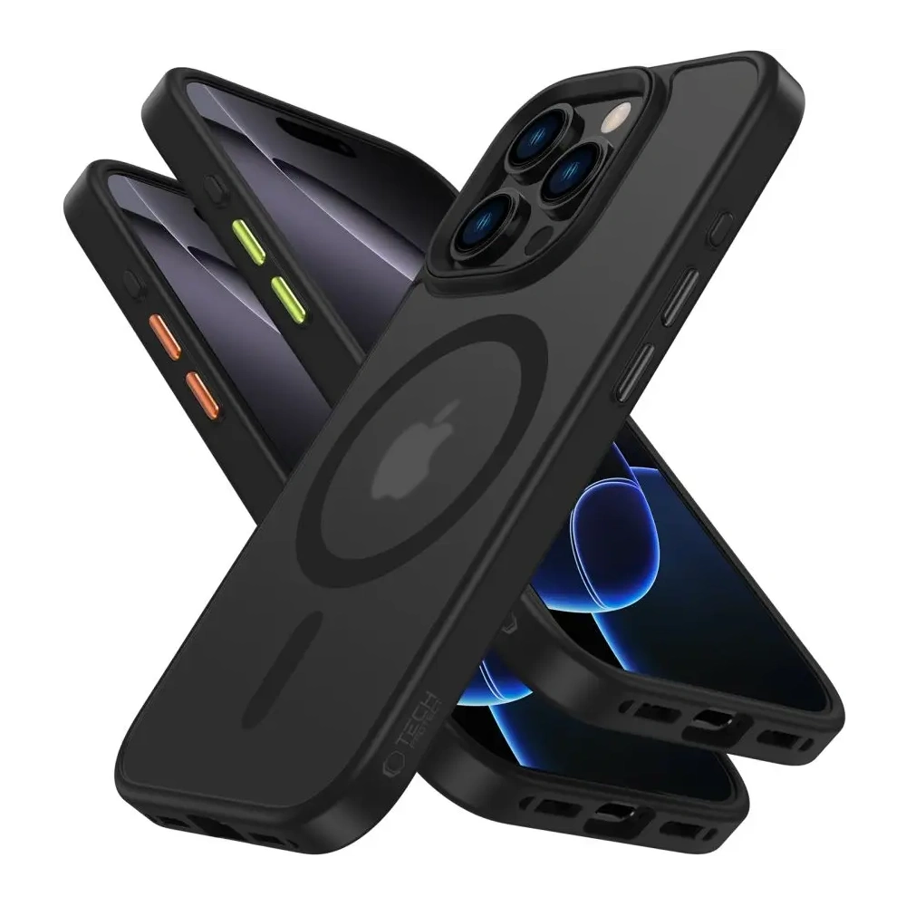Wholesale Tech-Protect Magmat Xt 3-set MagSafe Apple iPhone 16 Pro Max Matte Black - THP4210 - {ean13} - Hurt