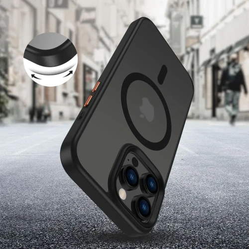 Etui Tech-Protect Magmat Xt 3-set MagSafe Apple iPhone 16 Pro Max Matte Black