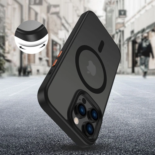 Etui Tech-Protect Magmat Xt 3-set MagSafe Apple iPhone 16 Pro Matte Black