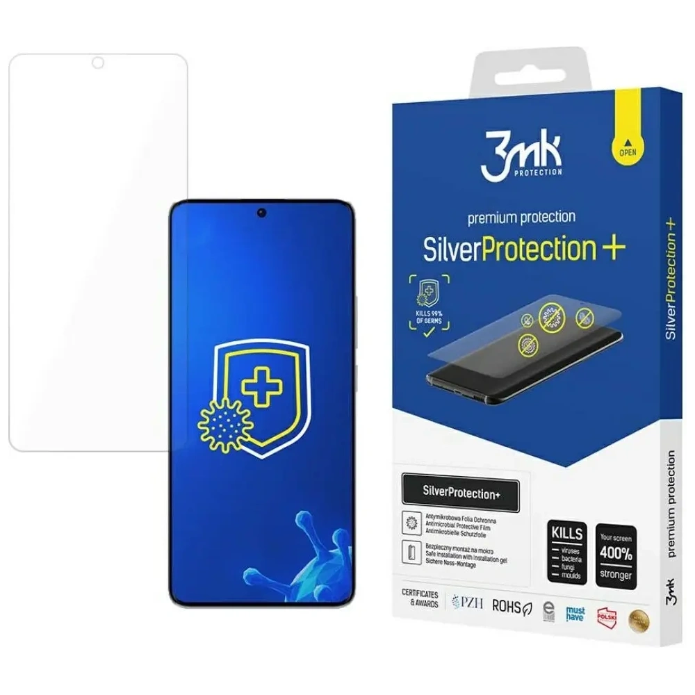 Hurtownia GSM - Antymikrobowa folia ochronna 3MK SilverProtect+ do Xiaomi Redmi Note 13 Pro+ Plus - 3MK15997 - {ean13} - Hurt