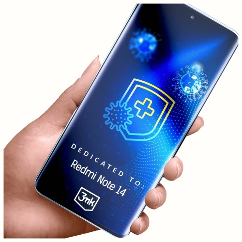 Antymikrobowa folia ochronna 3MK SilverProtect+ do Redmi Note 14 4G