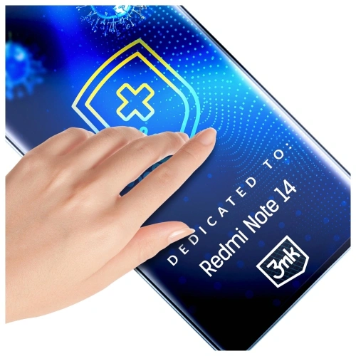 Antymikrobowa folia ochronna 3MK SilverProtect+ do Redmi Note 14 4G