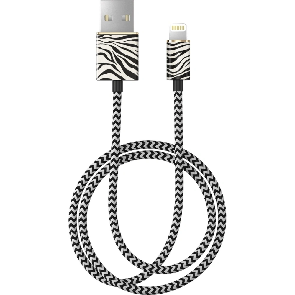 Wholesale iDeal Of Sweden Lightning Cable 1m (Zafari Zebra) - IDS190ZAFZEB - {ean13} - Hurt