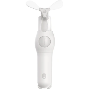 Wholesale Baseus Tricolor Bear Folding Fan White - BSU1504WHT - {ean13} - Hurt