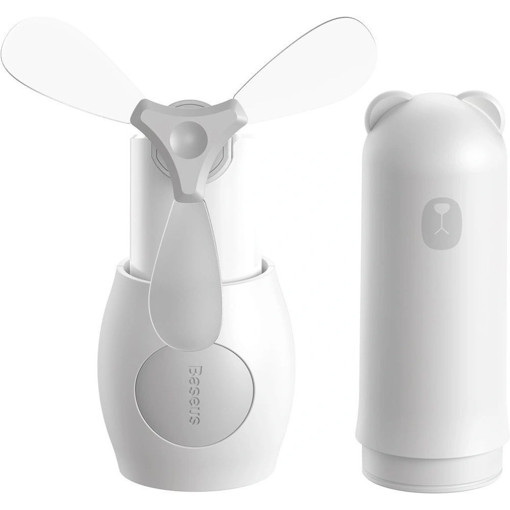 Hurtownia GSM - Ventilator portabil manual Baseus Urs Tricolor (alb) - BSU1504WHT - {ean13} - Hurt