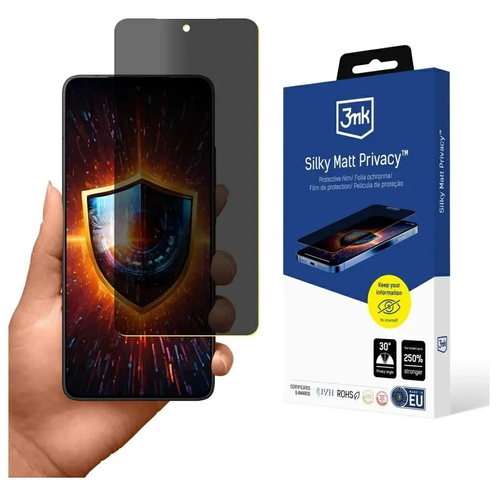 Hurtownia GSM - Folia prywatyzująca 3MK Silky Matt Privacy do Xiaomi POCO F7 Pro / F7 Ultra - 3MK16054 - {ean13} - Hurt