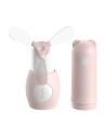 Wholesale Baseus Tricolor Bear Folding Fan Pink - BSU1506PNK - {ean13} - Hurt