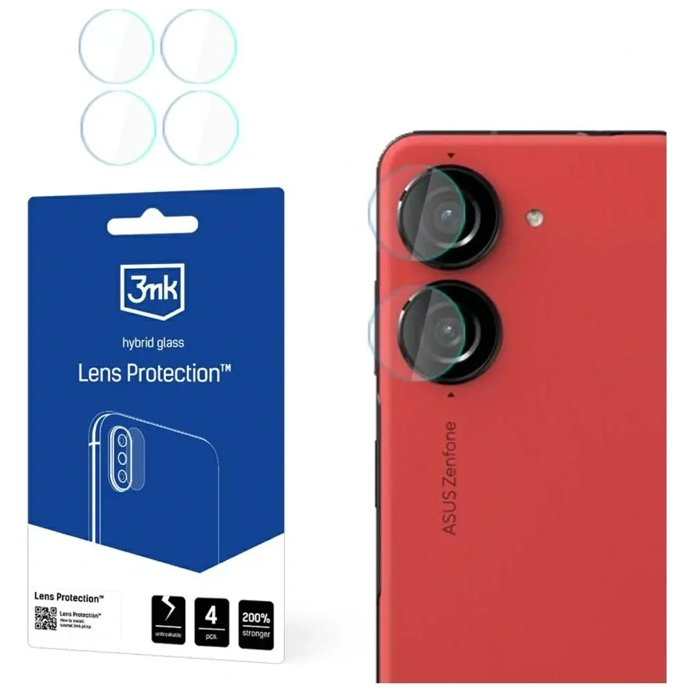 Hurtownia GSM - 3MK Ochrana objektivu Asus Zenfone 10 [4 BALENÍ] - 3MK16087 - {ean13} - Hurt