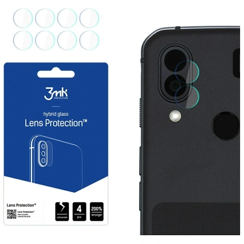Ochrona na obiektyw aparatu 3MK Lens Protection do CAT S62 Pro [4 PACK]