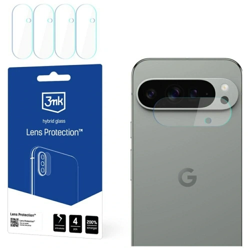 Ochrona na obiektyw aparatu 3MK Lens Protection do Google Pixel 9 [4 PACK]