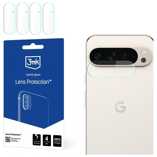 Ochrona na obiektyw aparatu 3MK Lens Protection do Google Pixel 9 Pro XL [4 PACK]
