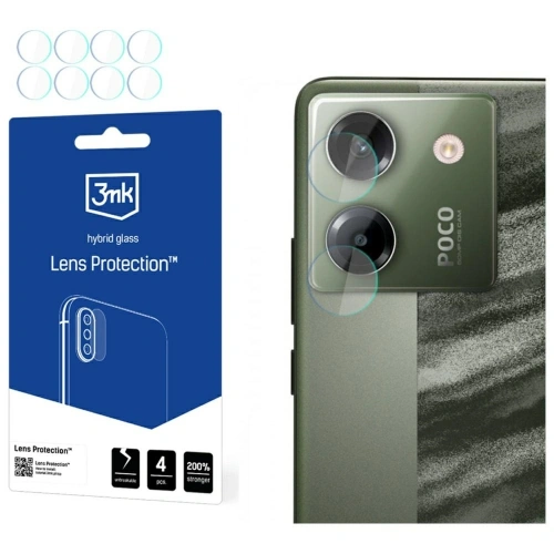 Ochrona na obiektyw aparatu 3MK Lens Protection do POCO M7 Pro 5G [4 PACK]