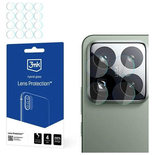 Ochrona na obiektyw aparatu 3MK Lens Protection do Xiaomi 15 Pro [4 PACK]